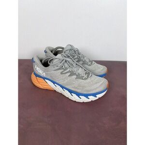 Hoka One One Men Gaviota 4 1123198 HMNC Gray Running Shoes Sneakers Size 12.5D